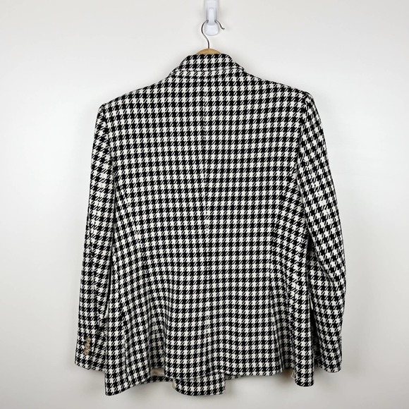 Zara Black Plaid Double Breasted Blazer - Picture 11 of 17
